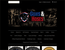 Tablet Screenshot of gunsandhosesgear.com